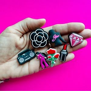 Free Gift w Purchase!  Selena Crocs Shoe Charms Set of 7